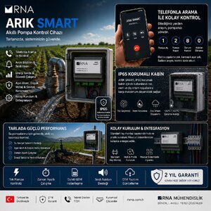 ARIK SMART GSM Uzaktan Kumandalı Pompa Kontrol Ci…